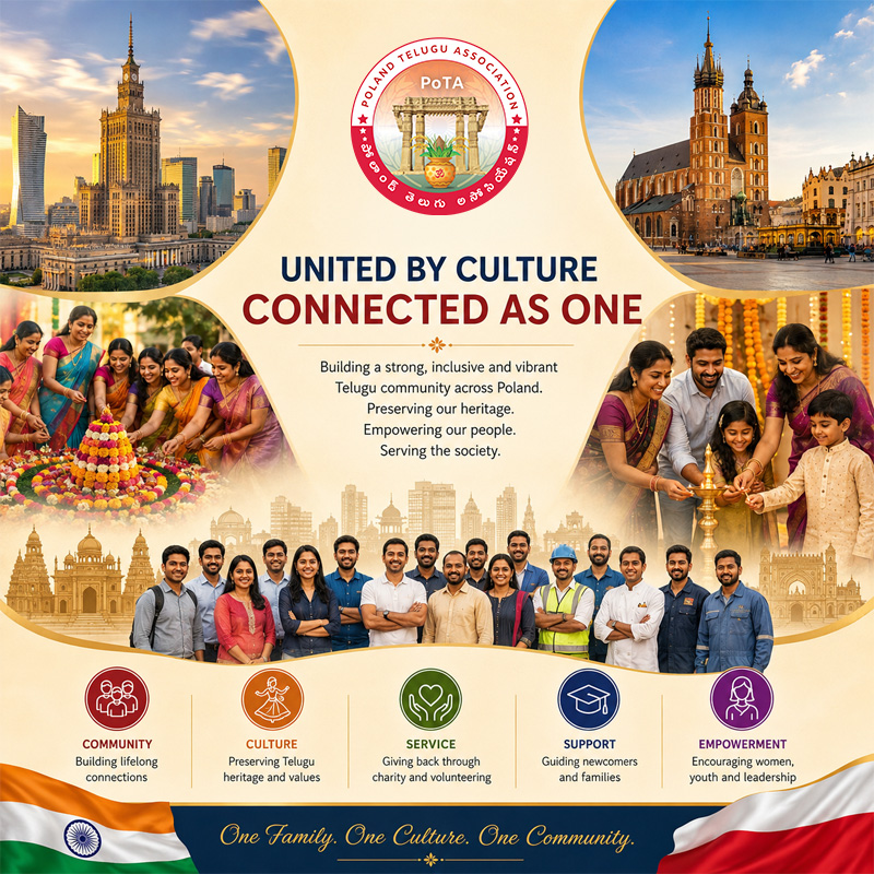 Poland Telugu Association Vision