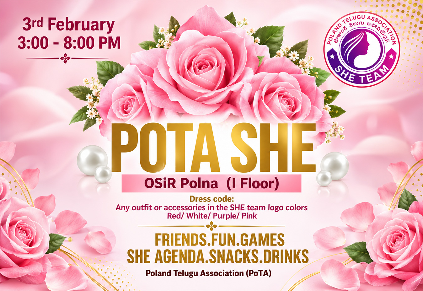 POTA SHE Rose-Themed Event