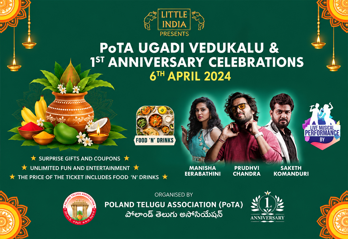 Ugadi Celebrations and Anniversary in Warsaw